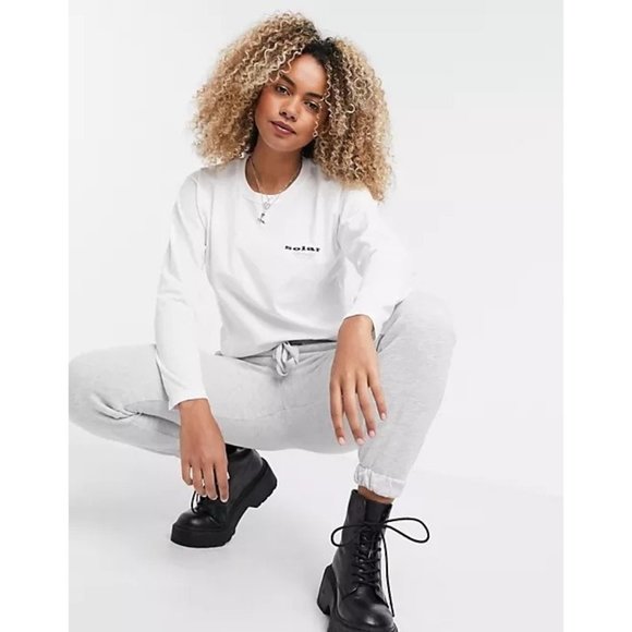 TOPSHOP Sun Solar Long Sleeve Skater T-Shirt - NWT - Size M / 8-10 - Picture 4 of 5